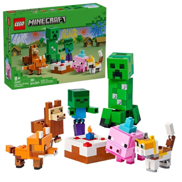 LEGO Minecraft Urodziny prosiaczka, cena ok. 90 zł