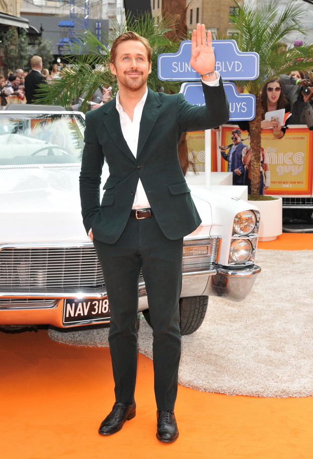 Ryan Gosling na czerwonym dywanie