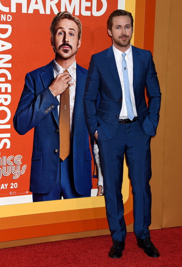 Ryan Gosling na premierze Nice Guys