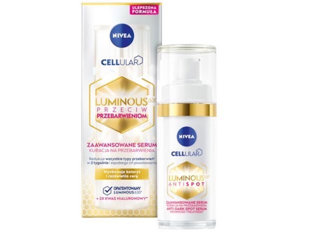 Zaawansowane serum na przebarwienia CELLULAR LUMINOUS 630, NIVEA, cena: ok. 98 zł