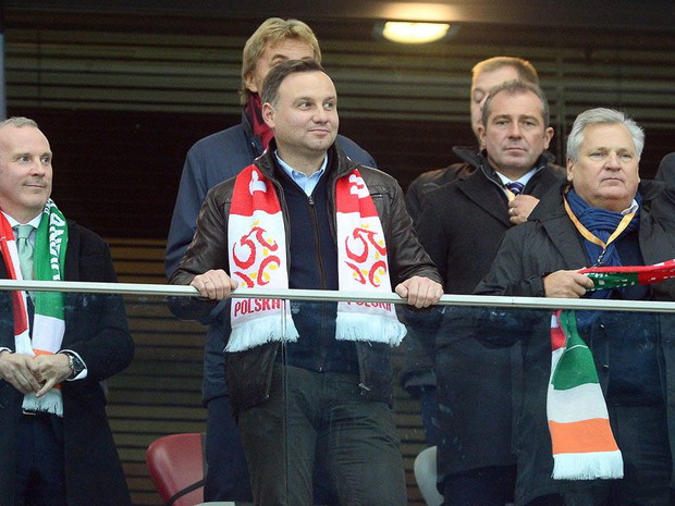 Gwiazdy na meczu Polska-Irlandia