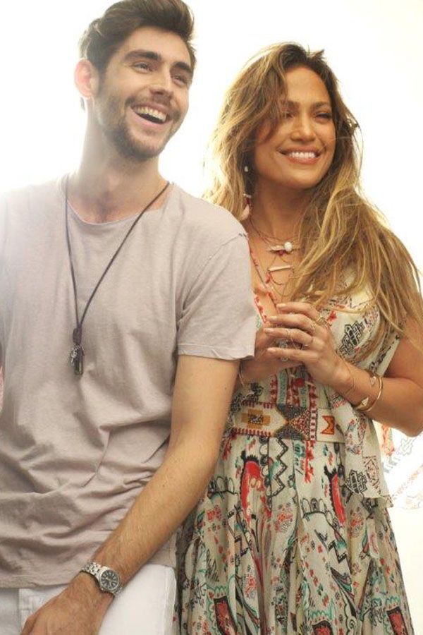 Jennifer Lopez na planie teledysku El Mismo Sol