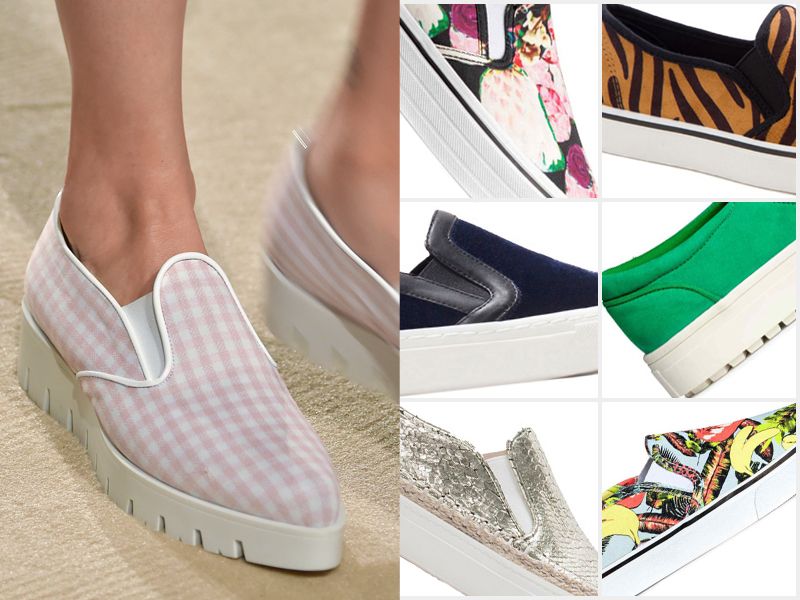 Trampki slip-on wiosna 2015