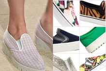 Trampki slip-on wiosna 2015