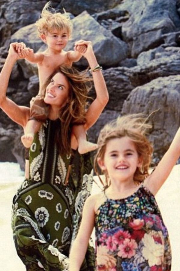 Alessandra Ambrosio z dziećmi