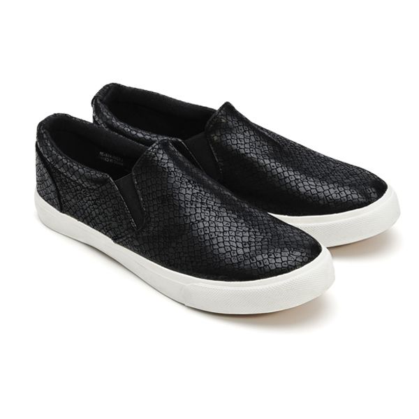 Czarne trampki slip-on Sinsay, cena, ok. 79,90 zł