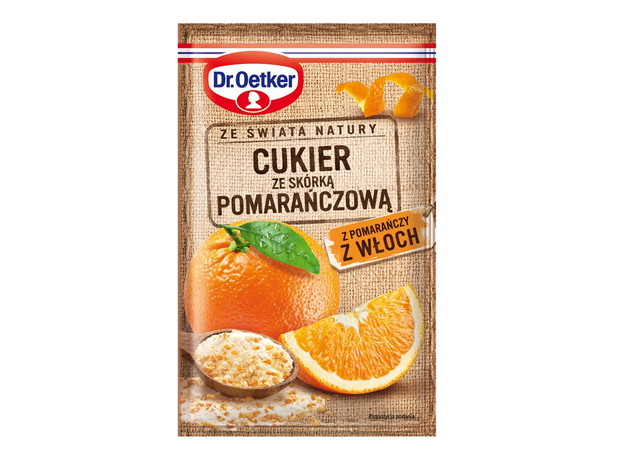 Dr Oetker, cukier ze skórką pomarańczy