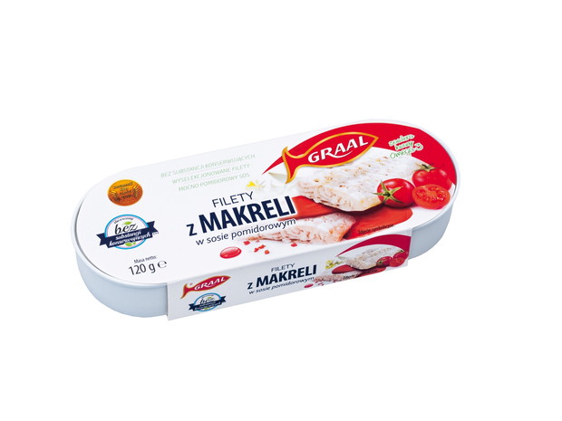 Filety z makreli z pomidorami, Graal
