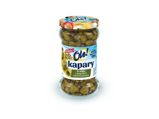 Kapary z pieprzem marynowaym, Ole! - cena ok. 8 zł
