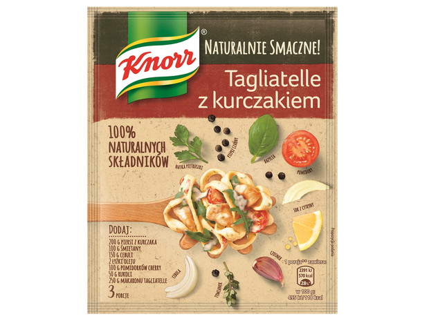 Knorr Naturalnie smaczne, tagliatelle z kurczakiem