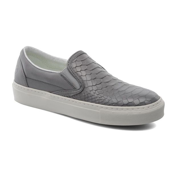 Szare trampki slip-on Bronx, cena, ok. 310 zł