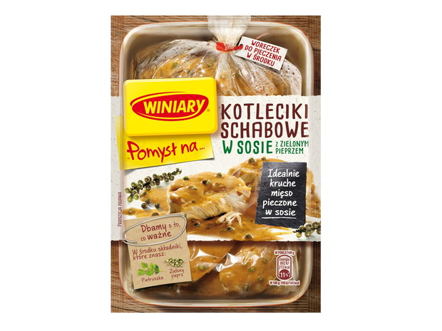 Winiary: Pomysł na..., kotleciki schabowe w sosie