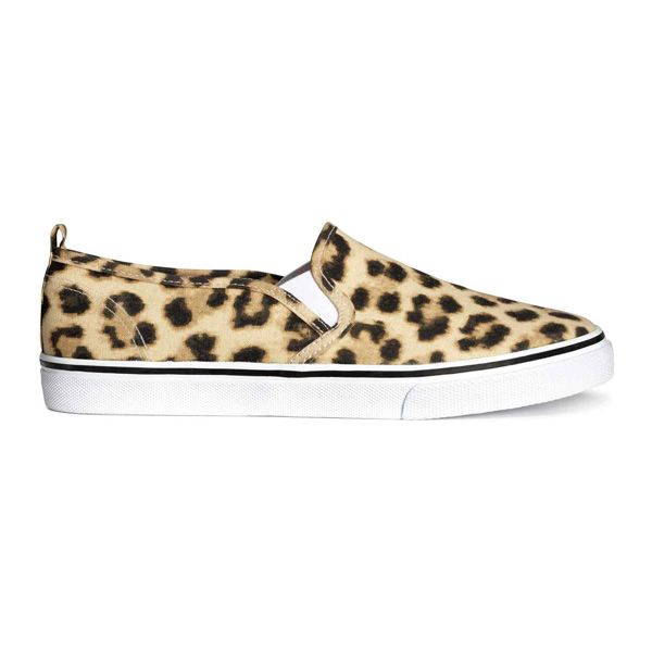 Wzorzyste trampki slip-on H&M, cena, ok. 59,90 zł