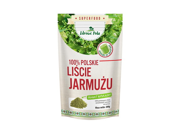 Zdrowe Pola, liście jarmużu