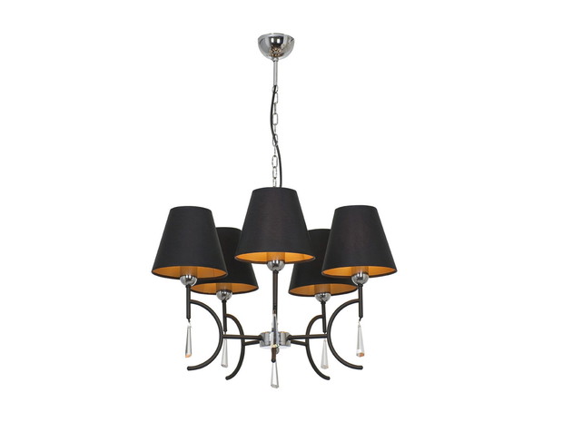 Żyrandol Elice Black, BRW - cena 287 zł