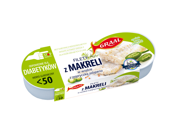 Filety z makreli w wodzie z papryczką jalapeno