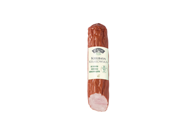 Kiełbasa krakowska, linia Pure bez konserwantów, do kupienia w Lidlu