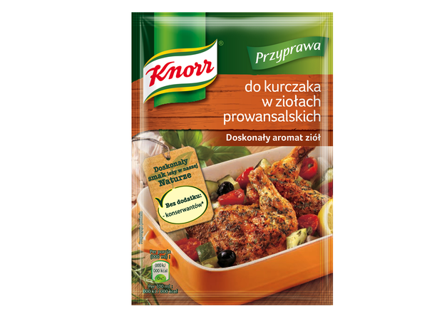 Przyprawa do kurczaka z ziołami prowansalskimi, Knorr