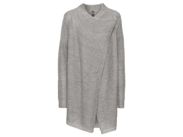 Sweter szary melanż Bonprix, cena, ok. 89 zł