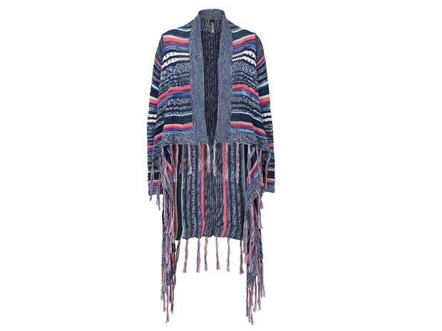 Sweter z frędzlami Bonprix, cena, ok. 99 zł