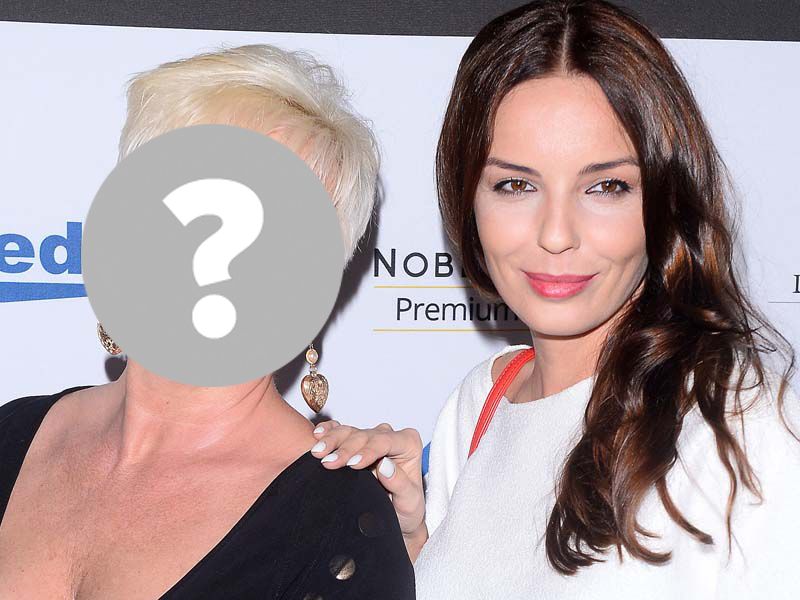 Agnieszka Włodarczyk z mamą Anną Stasiukiewicz na imprezie