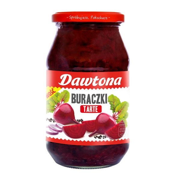 Buraczki tarte, Dawtona