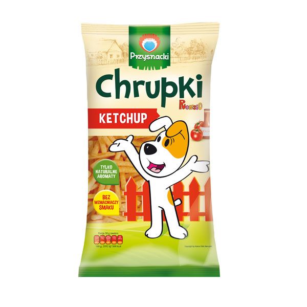 Chrupki Reksio o smaku ketchupu