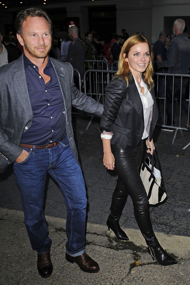Geri Halliwell z chłopakiem, Christianem Hornerem