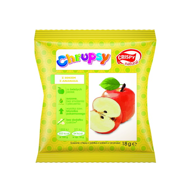 Chrupsy z sokiem z ananasa