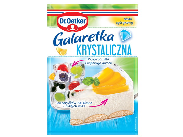 Galaretka krystaliczna Dr Oetker, smak cytrynowy