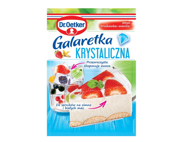 Galaretka krystaliczna Dr Oetker, smak truskawka&wanilia