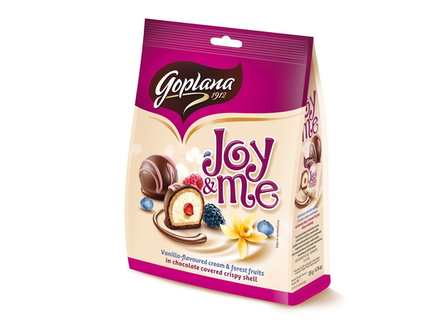 Goplana Joy&Me z nadzieniem z owoców leśnych - cena ok. 6.99 zł