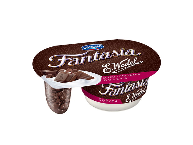 Jogurt stworzony we współpracy z Wedlem - Fantasia z gorzką czekoladą