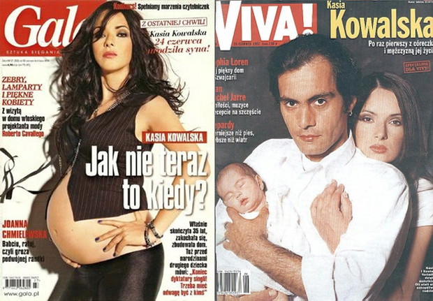 Kasia Kowalska w ciąży na okładce