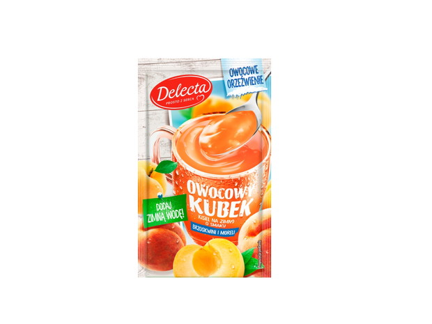 Kisiel na zimno, brzoskwinia&ananas