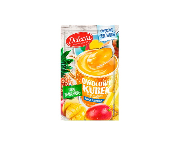 Kisiel na zimno, mango&ananas