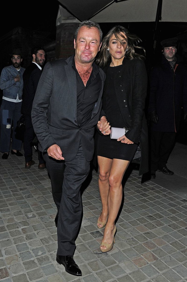 Liz Hurley z chłopakiem, Davidem Yarrowem