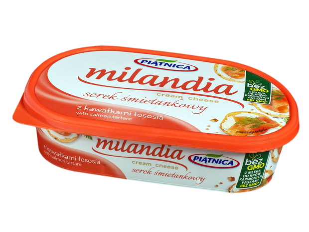 Serek śmietankowy z łososiem, Milandia