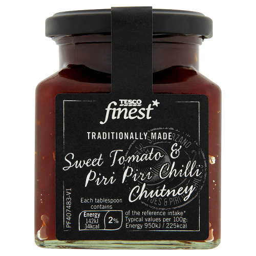 Słodkawy chutney, Tesco Finest