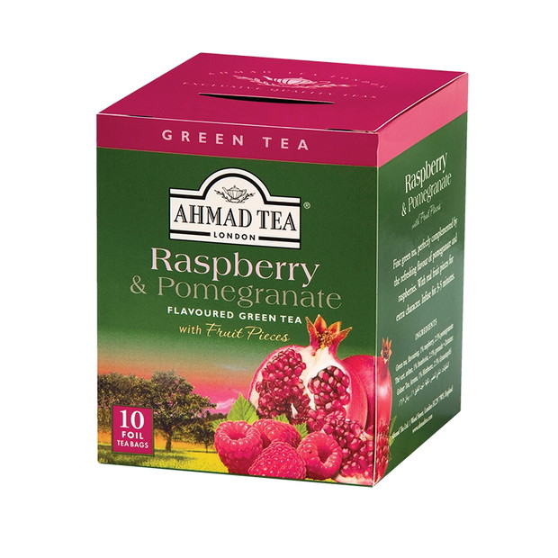 Ahmad Tea London, Raspberry and Pomegranate, cena ok. 6-8zł