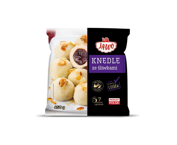 Knedle ze śliwkami, Jawo, cena ok. 7-8 zł