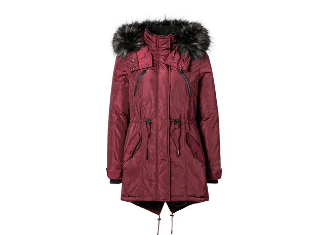 parka bordowa, C&A, cena: 349 zł