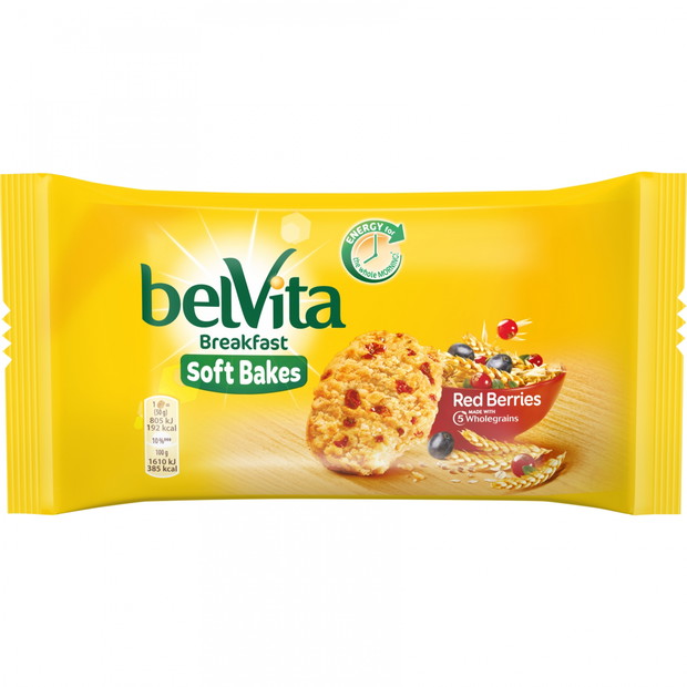 Soft bakes red berries, Belvita, cena ok. 3zł