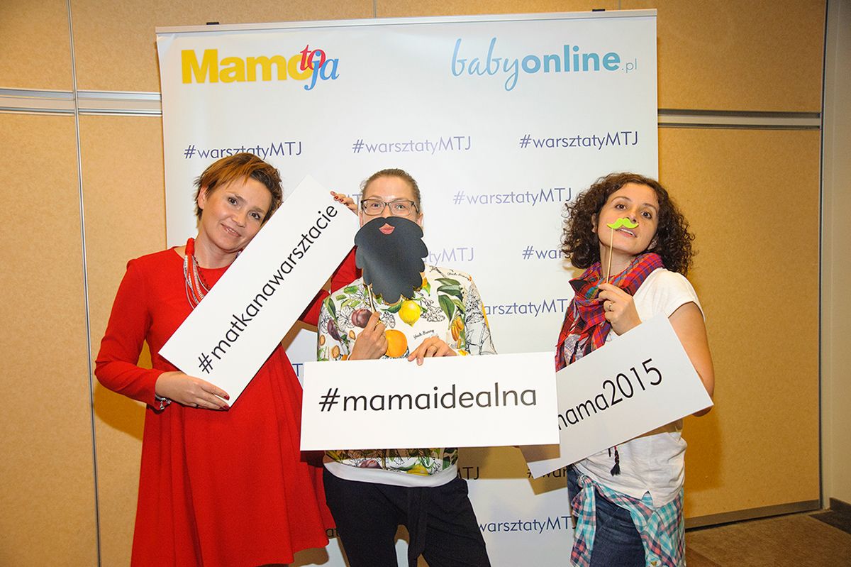 Magda Klimkowska (red. nacz. „Mamo, To Ja”), Anna Kowalczyk (Boskamatka.pl) i Sylwia Niemczyk (red. Babyonline.pl)