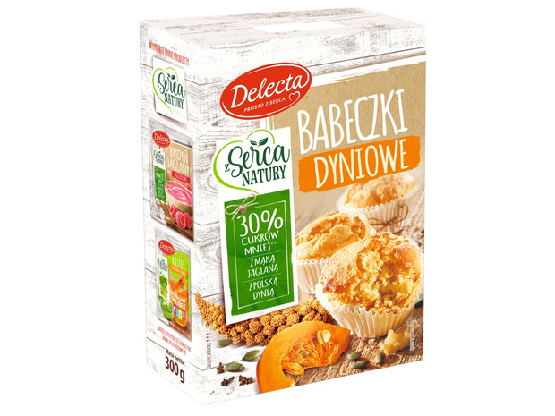 Babeczki dyniowe, Delecta