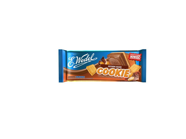 Czekolada Cookie od Wedla, orzechowo-kakaowa