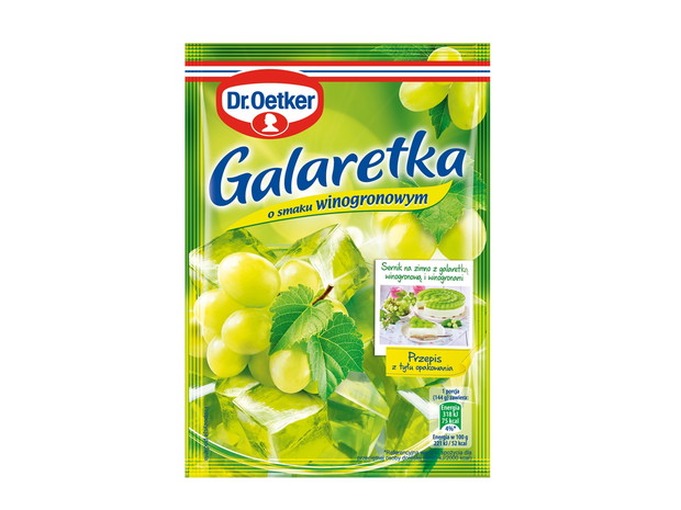 Galaretka o smaku winogronowym, Dr Oetker
