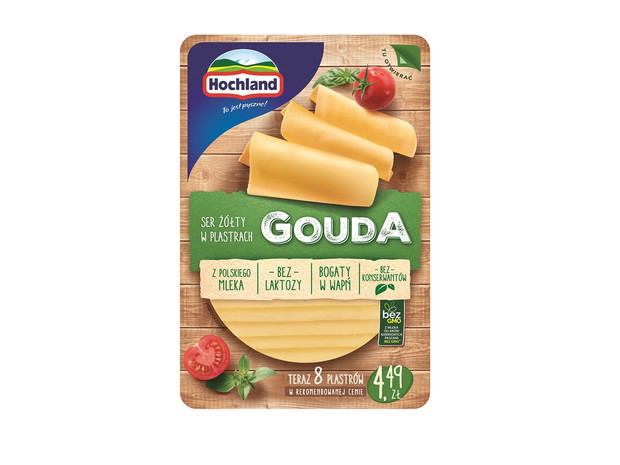 Gouda w nowej odsłonie, Hochland - cena ok. 4.49 zł