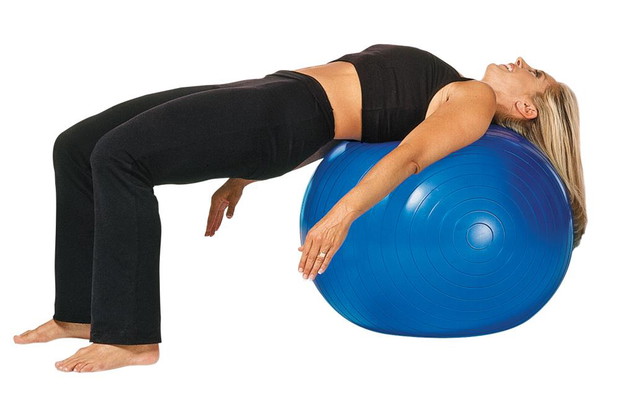 Joga na piłce: mostek