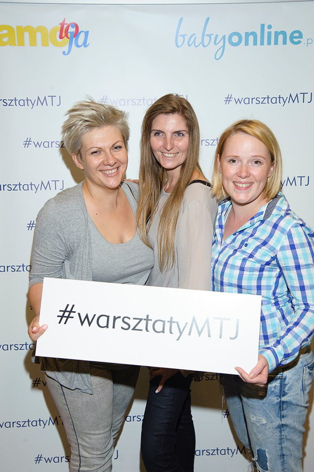 Karolina Kaliś (Dwapluscztery.pl), Bożena Jędral (Mama-trojki.pl) i Bogna Gozdowska (Babytrendsetter.pl)